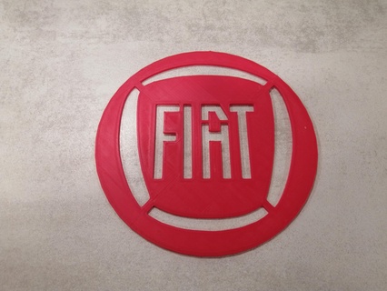 Fiat Logo Wagen Teppiche Innere 3d print model - Mito3D
