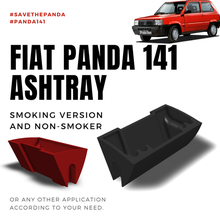 Fiat Panda 141 abnehmbar Aschenbecher Gadget Automobil 4x4 3d print model - Mito3D