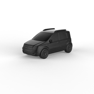 fiat panda 2011 pre-supported diecast miniatures scalemodels collectibles 1 32 43 64 76 87 cars precision supported hobby diorama vehicles detailing collectors automobilia custom 3d print model - Mito3D