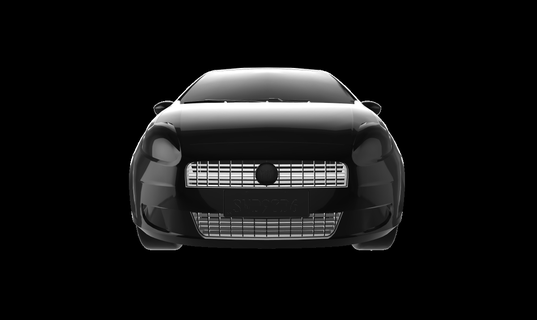 fiat Punto 2011 Oto araba arabalar 3d print model - Mito3D