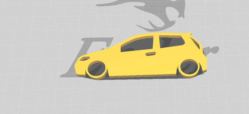 fíat punto llavero encanto etiqueta moda coche vehiculo 3d print model - Mito3D