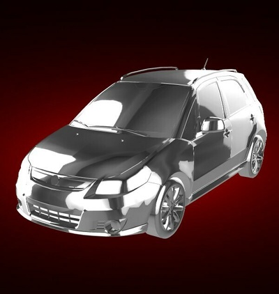 fiat sedici 4x4 2011 suv automobile car vehicle rally race sports derby supercar gt 3d print model - Mito3D