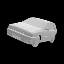 fíat tipo 1st gen 3d impresión fundido presión escuela politécnica coche vehiculo rc espacio kyosho Tamiya miniz 3d print model - Mito3D