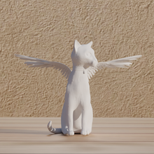 archivo animaux charla ange guardián au formato rique stl 3d print model - Mito3D