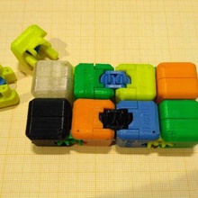 fidget cube inside gear game mechanical toys 3d print model - Mito3D