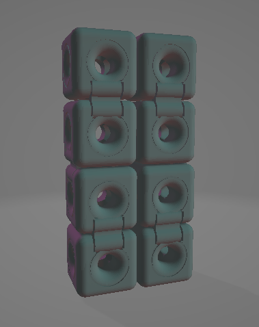 inquietação cubo v3 brinquedo Spielzeug relaxante Toque Diversão 3D print model - Mito3D