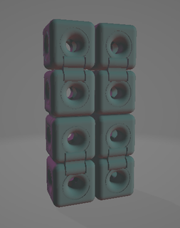agitarse cubo v3 juguete spielzeug relajante jugar divertido 3d print model - Mito3D