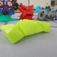 fidget flexi cube tpu Spiel math flex spinner reverse 3d print model - Mito3D