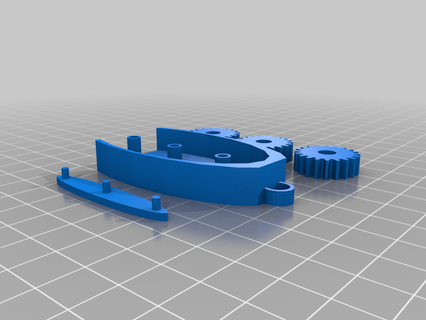 agitarse engranaje caja juego montaje necesario juguete engranajes tren llavero mecánico mecanismo 3d print model - Mito3D