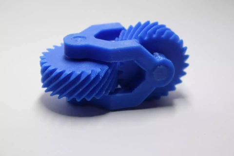 fidget gears Game toy helical fun fully printed 3d print model - Mito3D