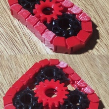 kıpır spinner dişliler zincirler gadget anti stress Engranajes 3d print model - Mito3D