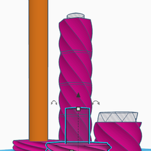 agitarsi spirale filatore fidget giocattolo sensoriale giocattoli apprendimento 3d print model - Mito3D