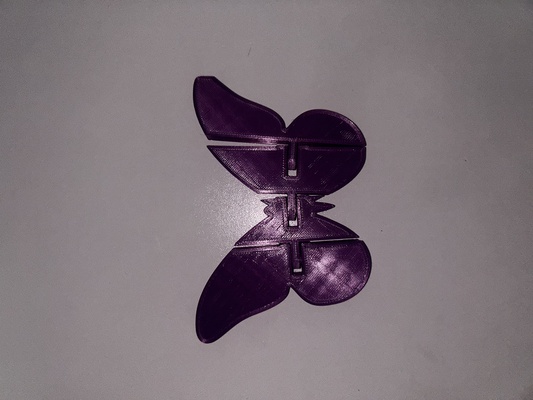 fidget toy papillon game jouet anti stress 3d print model - Mito3D