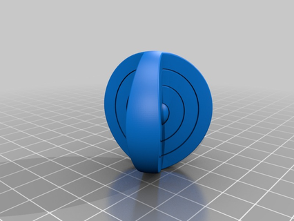 agitarsi triade giroscopio gimbal 3d print model - Mito3D