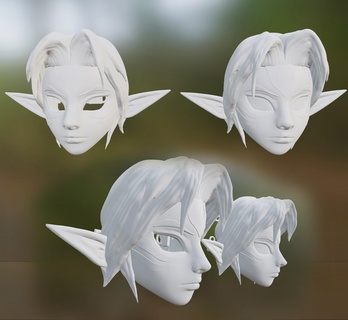 féroce déité masque Zelda Jeu majora deku frotter art Légende of souffle sauvage 3d print model - Mito3D