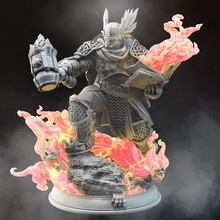 fiery forge cleric - gorozai 3d print model - Mito3D