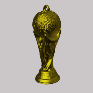 fifa world cup - world cup keychain - pendant - pendant - earring  3d print model - Mito3D