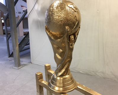 fifa mondo tazza trofeo 2023 vm architettura calcio gioco casa moderno giocattolo design 3d print model - Mito3D