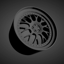 fifteen52 holshot rsr scalable printable rims cars low poly hot wheels 1/18 1/24 1/25 1/32 1/43 3d print model - Mito3D