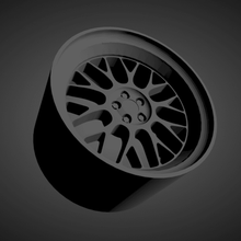 fifteen52 holshot scalable printable rims cars low poly hot wheels 1/18 1/24 1/25 1/32 1/43 3d print model - Mito3D