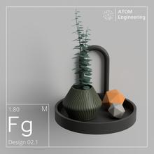 Figura serie 021 vaso arredamento fiore pentola pianta minimalista facile fioriera innovativo giardino design ingegneria impianti casalinghi 3d print model - Mito3D