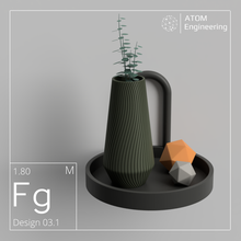 Figura serie 031 vaso arredamento fiore pentola pianta minimalista facile fioriera innovativo giardino design ingegneria impianti casalinghi 3d print model - Mito3D
