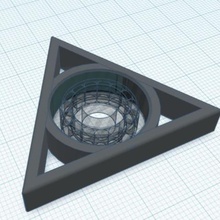 figdet spinner triangle jeu 3d print model - Mito3D