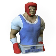 2019 fight yours dreams art boxing boxer bust decoration statue statuette 3d print model - Mito3D