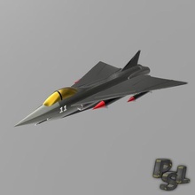 fighter aircraft 11 game toys plane psl military toy fly art airplane 3d print model - Mito3D
