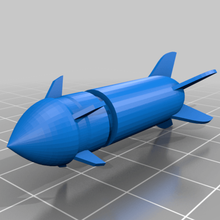 fighter jet de missiles outil L'impression 3d 3d print model - Mito3D