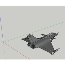 fighter jet art toy 3d print model - Mito3D
