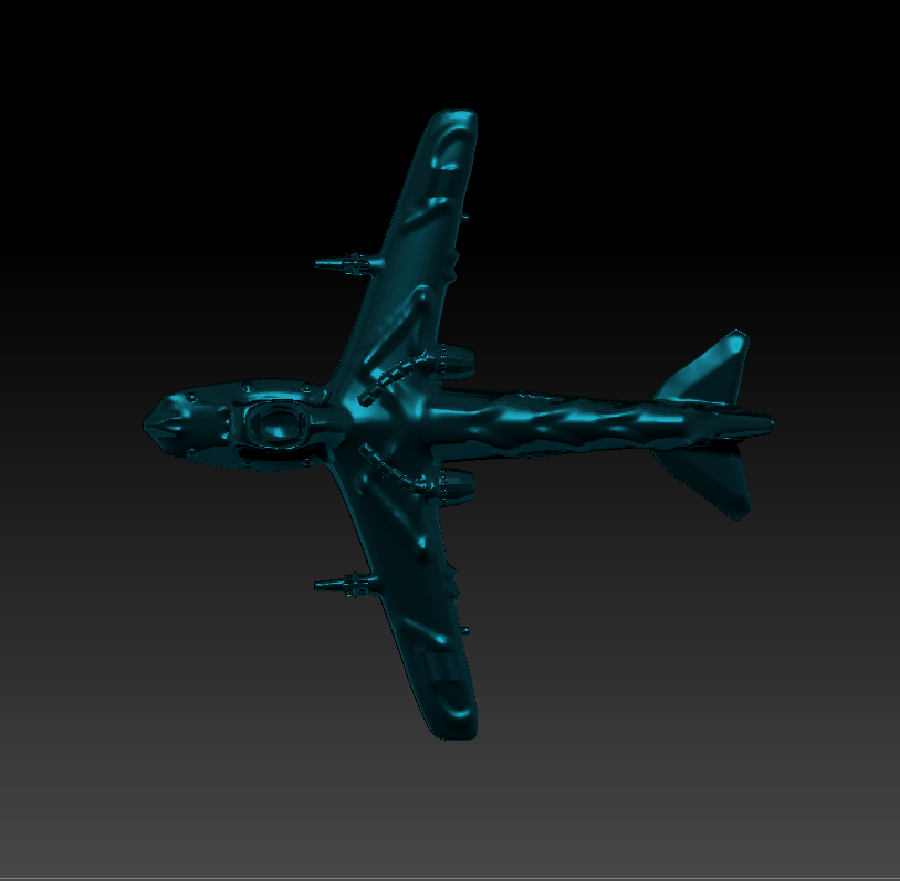 combattente aereo giocattolo Jet 3D print model - Mito3D