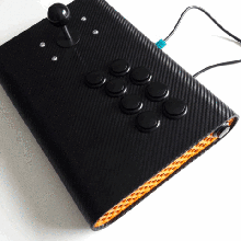 arcade fightstick joystick a arte 3d print model - Mito3D