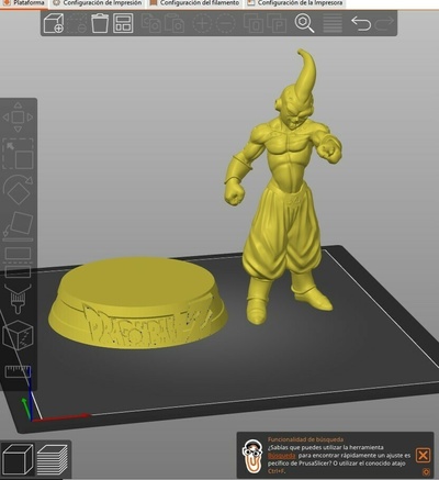 figura personaje eko ejderha top z buu dönüştürülmüş goku akira toriyama oğul temel decoraci n arte 3d print model - Mito3D
