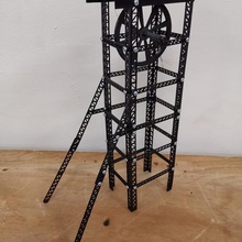 figurative 3d model mining headframe trestle architecture 3d print model - Mito3D