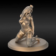 figure3 mujer niña miniatura estatua figura Arte deco anime 3d print model - Mito3D