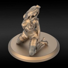 figure3v2 woman girl miniature statue figure art deco anime 3d print model - Mito3D