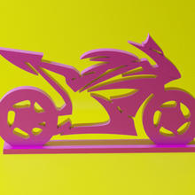 figura varios la motocicleta moto en miniatura 3d print model - Mito3D