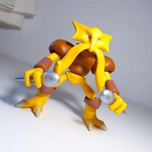 şekil alakazam pokemon oyun sanat 3d print model - Mito3D