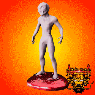 figure alien collection 001 extraterrestrial ufos space galaxy planet area 51 3d print model - Mito3D
