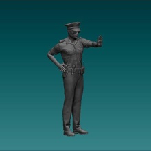 şekil Amerikan polis adam kodu n268 Sanat oyuncaklar insan döküm Sıcak tekerlekler 3d print model - Mito3D