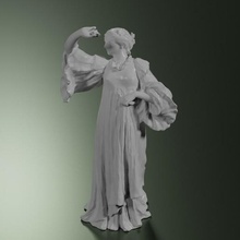 figura ballerino figurina Bambola statua 3d print model - Mito3D