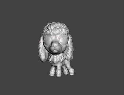 figure funny dog toy poodle animal pet stl obj fun mascot 3d print model - Mito3D