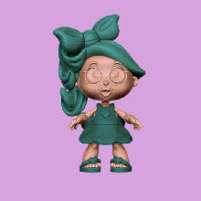figura modello basato kindi ragazzi Bambola carina ragazze tenero 3d print model - Mito3D