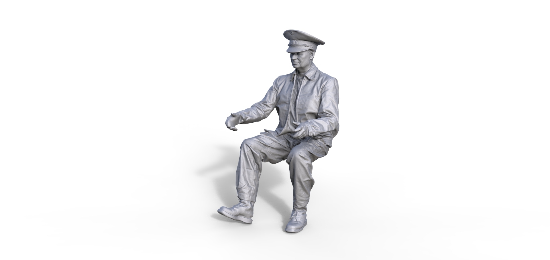 figure soldat Russie diorama chemin fer modèle fabrication publicité navire mig ouvrier pêche bateau Feu département RDA 3D print model - Mito3D