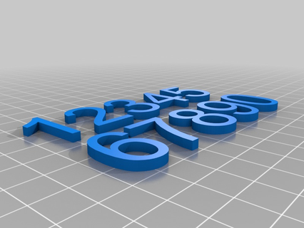 rakamlar oyun oyuncak 3d print model - Mito3D