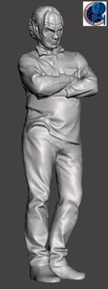 figurine docteur phlox action figure dénobulie entreprise étoile randonnée modèles 3d print model - Mito3D