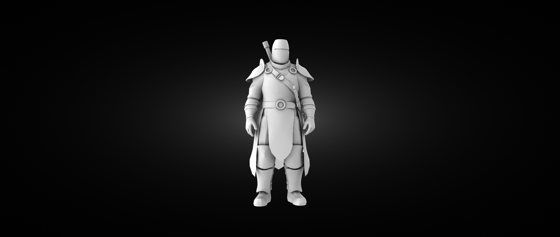 figurine knights Game decoration 3D print model - Mito3D