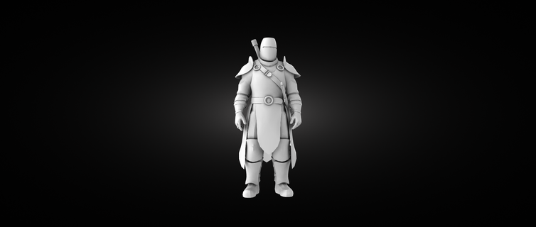figurine knights Game figurine knights decoration  3d print model - Mito3D