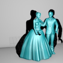 casado casamento estatueta vários stan42 dagoma festa amor 3d print model - Mito3D